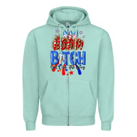 Seafoam boom bitch get out the way Zipper Hoodie - NancyCooperArtShop