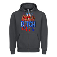 Smoke boom bitch get out the way Zipper Hoodie - NancyCooperArtShop