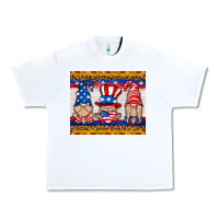 White usa gnome mouse pad Urban Heavy Tee - HRA Design Shop