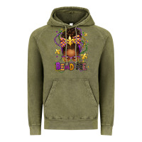 Vintage Olive bead me mardi gras afro messy bun Vintage Hoodie - texasbilliewilder