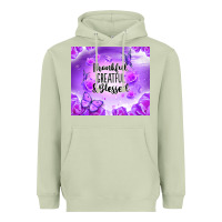 Matcha thankful greatful blessed Heavyweight Hoodie - NancyCooperArtShop