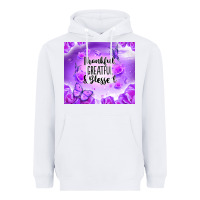 White thankful greatful blessed Heavyweight Hoodie - NancyCooperArtShop