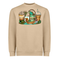 Mushroom fishing coffee cups Heavyweight Sweatshirt - Zillion Design Studio