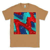 Toasted Coconut american flag stripes seamless pattern Classic Tee - BundleAndBundleShop