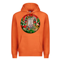 Carrot christmas rambouillet sheep Premium Hoodie - LillyAllenDesigns