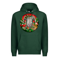 Sports Green christmas rambouillet sheep Premium Hoodie - LillyAllenDesigns
