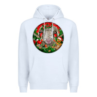 White christmas rambouillet sheep Premium Hoodie - LillyAllenDesigns