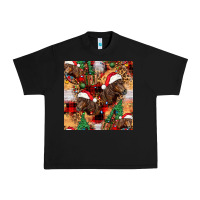 Black christmas horse leopard tartan Urban Heavy Tee - FaDigitalArtStudio