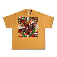 Peanut Butter christmas horse leopard tartan Urban Heavy Tee - FaDigitalArtStudio