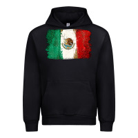 Black Mexican Flag Urban Hoodie - texasbilliewilder