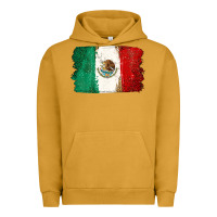 Pigment Peanut Butter Mexican Flag Urban Hoodie - texasbilliewilder