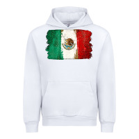 White Mexican Flag Urban Hoodie - texasbilliewilder