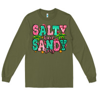 Army Green salty hair sandy toes Long Sleeve Tee - Jasminsmagicworld