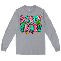 Heather Grey salty hair sandy toes Long Sleeve Tee - Jasminsmagicworld