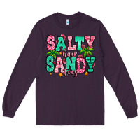 Plum salty hair sandy toes Long Sleeve Tee - Jasminsmagicworld