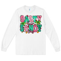 White salty hair sandy toes Long Sleeve Tee - Jasminsmagicworld