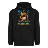 Black when you cant find the sunshine be the sunshine me Heavyweight Hoodie - NancyCooperArtShop