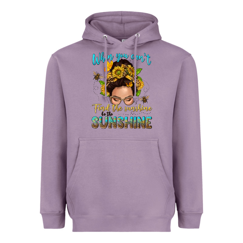 When You Cant Find The Sunshine Be The Sunshine Me Heavyweight Hoodie by NancyCooperArtShop | Teevron
