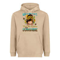 Mushroom when you cant find the sunshine be the sunshine me Heavyweight Hoodie - NancyCooperArtShop