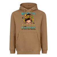 Toasted Coconut when you cant find the sunshine be the sunshine me Heavyweight Hoodie - NancyCooperArtShop