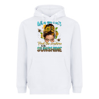 White when you cant find the sunshine be the sunshine me Heavyweight Hoodie - NancyCooperArtShop