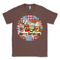 Chestnut Merry Christmas Coffee Cups Classic Tee - Artiststas