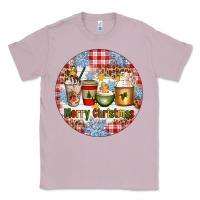 Lilac Merry Christmas Coffee Cups Classic Tee - Artiststas