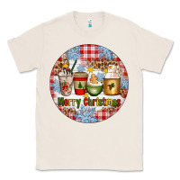 Natural Merry Christmas Coffee Cups Classic Tee - Artiststas