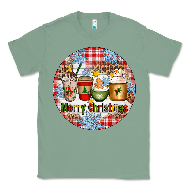 Merry Christmas Coffee Cups Classic Tee by Artiststas | Teevron