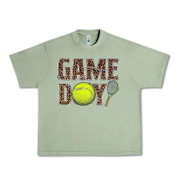 Oil Green tennis game day Urban Heavy Tee - BarkalooDesign