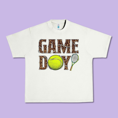 Tennis Game Day Urban Heavy Tee Designed By Barkaloodesign