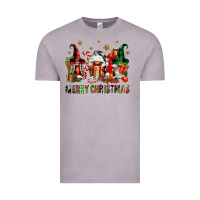 Vintage Zinc merry christmas buffalo gnomies Vintage Tee - FaDigitalArtStudio