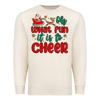 Sandshell oh what fun it is to cheer Premium Sweatshirt - MaliasSmallBusiness