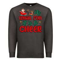 Smoke oh what fun it is to cheer Premium Sweatshirt - MaliasSmallBusiness