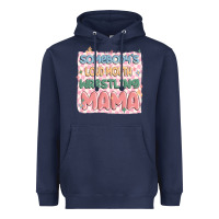Navy somebody's loud mouth wrestling mama Heavyweight Hoodie - MaliasSmallBusiness