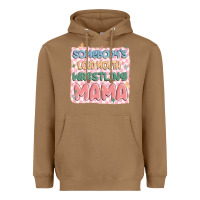 Toasted Coconut somebody's loud mouth wrestling mama Heavyweight Hoodie - MaliasSmallBusiness