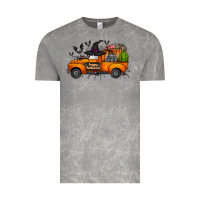 Cloud Rock happy halloween truck Vintage Tee - CowhideDigitalArt