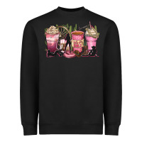 Black let's go girls coffee cups Heavyweight Sweatshirt - Zillion Design Studio