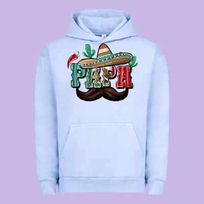 Mexican Papa Urban Hoodie Designed By Texasbilliewilder