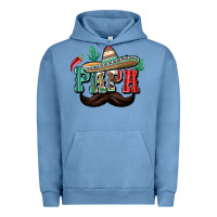Pigment Pebble Blue Mexican Papa Urban Hoodie - texasbilliewilder