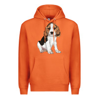 Carrot beagle puppy Premium Hoodie - LillyAllenDesigns