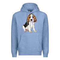 Colony Blue beagle puppy Premium Hoodie - LillyAllenDesigns
