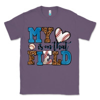 Lavender my heart is on that field baseball Classic Tee - AdoDesignShop