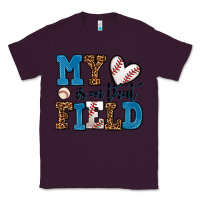 Plum my heart is on that field baseball Classic Tee - AdoDesignShop