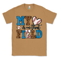 Toasted Coconut my heart is on that field baseball Classic Tee - AdoDesignShop