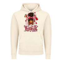 Vintage Artic cupid's favorite postal worker afro messy bun Vintage Hoodie - texasbilliewilder
