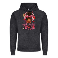 Vintage Black cupid's favorite postal worker afro messy bun Vintage Hoodie - texasbilliewilder