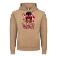 Vintage Coffee cupid's favorite postal worker afro messy bun Vintage Hoodie - texasbilliewilder