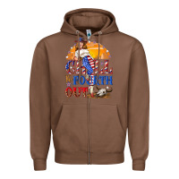 Chestnut Chill the fourth out 4th of july Zipper Hoodie - NancyCooperArtShop