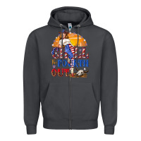Chill The Fourth Out 4th Of July Zipper Hoodie | Teevron